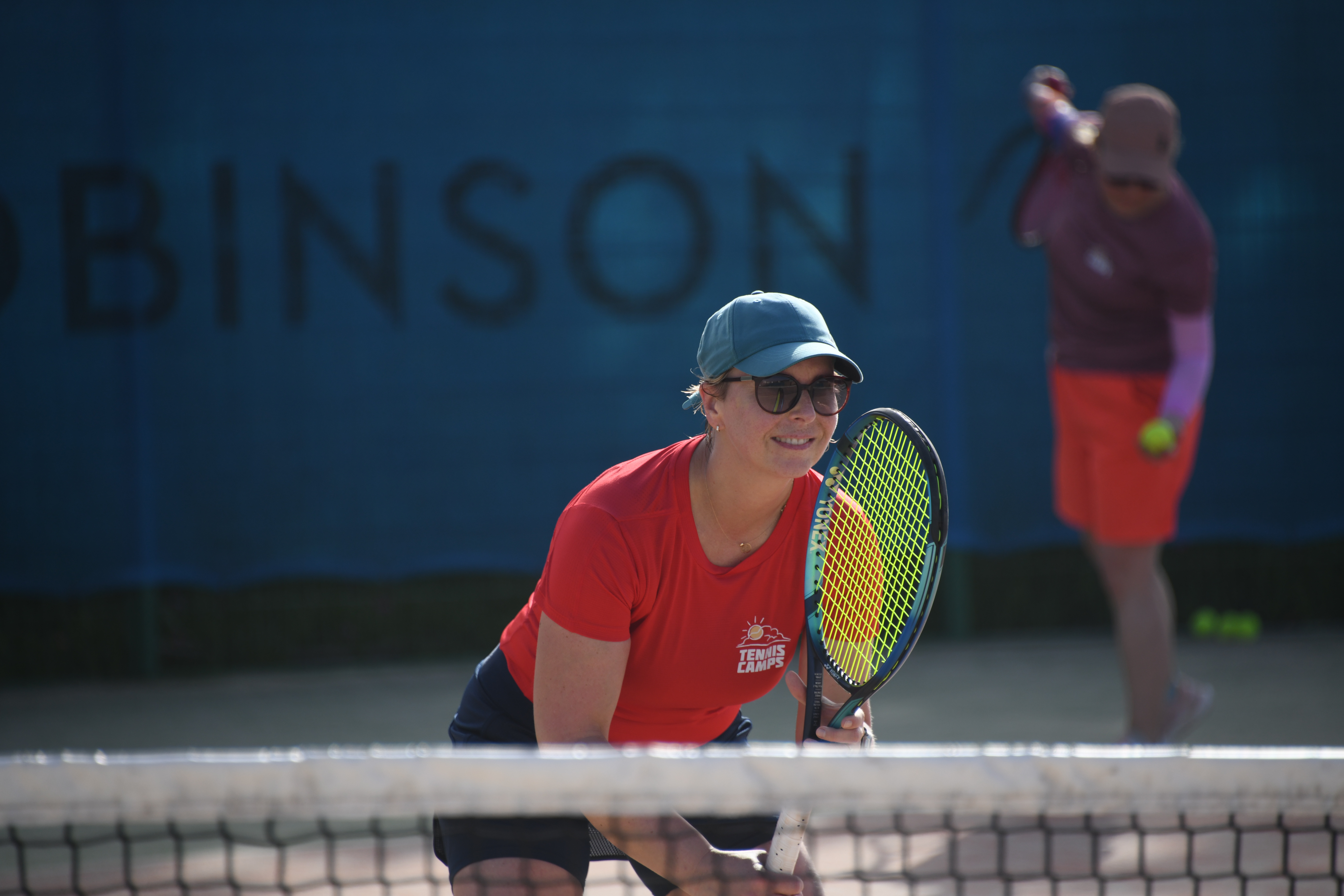 mecz tenisowy kobiet. gra podwojna